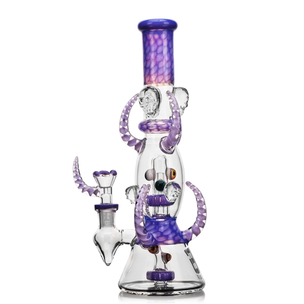 Evil Skull Eyes Beaker Pipe - Image 2