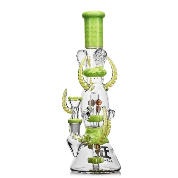 Evil Skull Eyes Beaker Pipe - Image 3