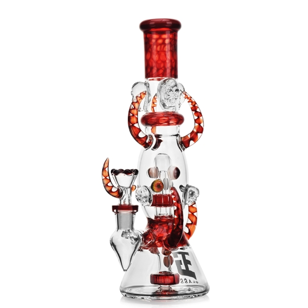 Evil Skull Eyes Beaker Pipe - Image 4