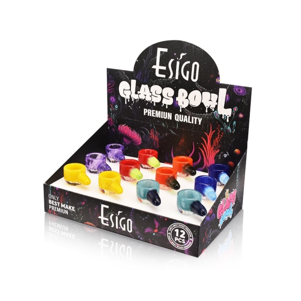 color mix glass bowl - Image 2