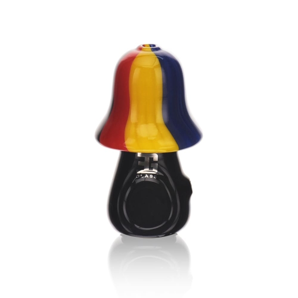 Rainbow Wig Wag Mushroom Hand Pipe - Image 2