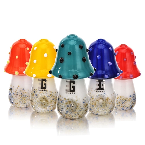 Rainbow Series Mushroom Hand Pipe