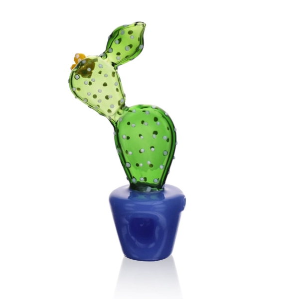 Bonsai Series-Trans Prickly Pear Pot Hand Pipe - Image 5