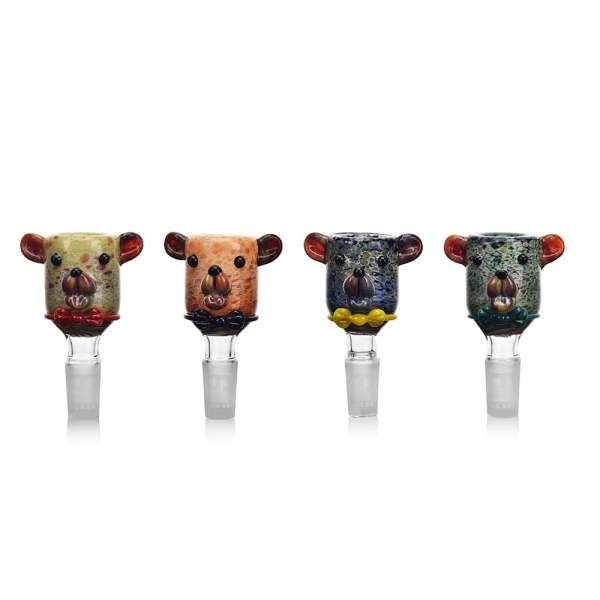 Bear Fume Glass Bowl