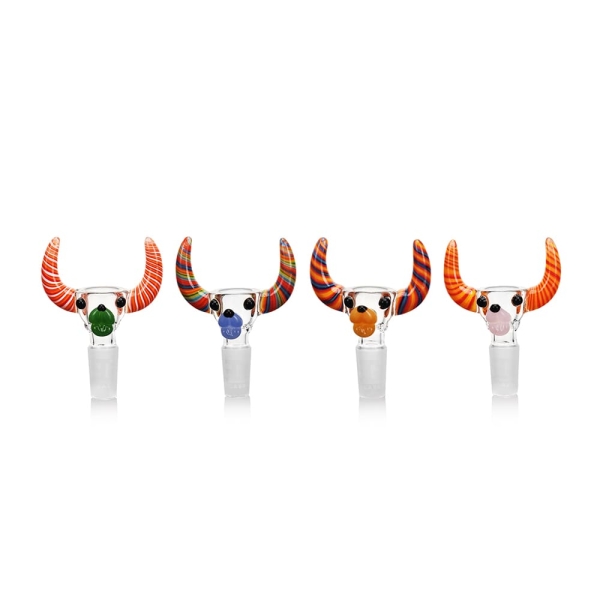 Wig Wag Bull Glass Bowl