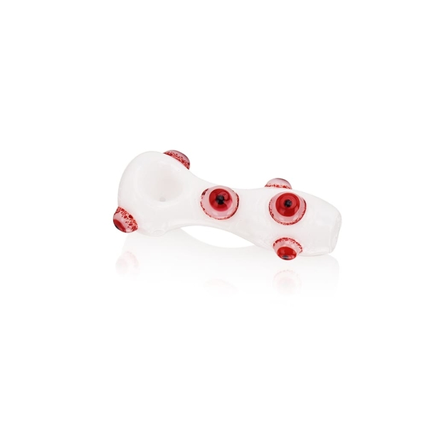 EG Red Eyeballs Solid Hand Pipe - Image 3