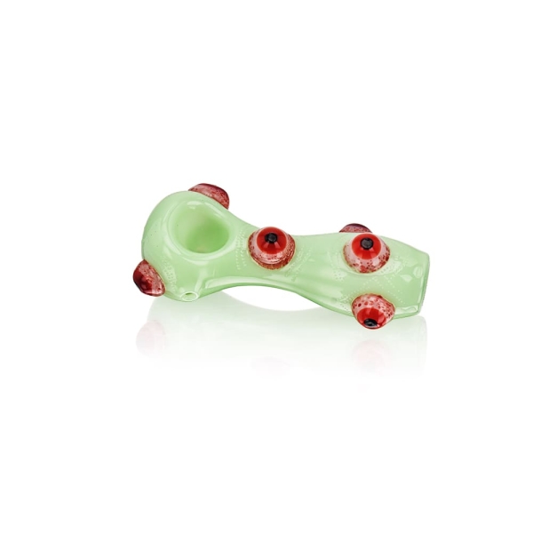 EG Red Eyeballs Solid Hand Pipe - Image 6