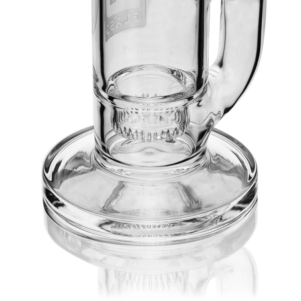 EG Glass  9 Inch Bent Neck Super Splash Perc Dab Rig - Image 4