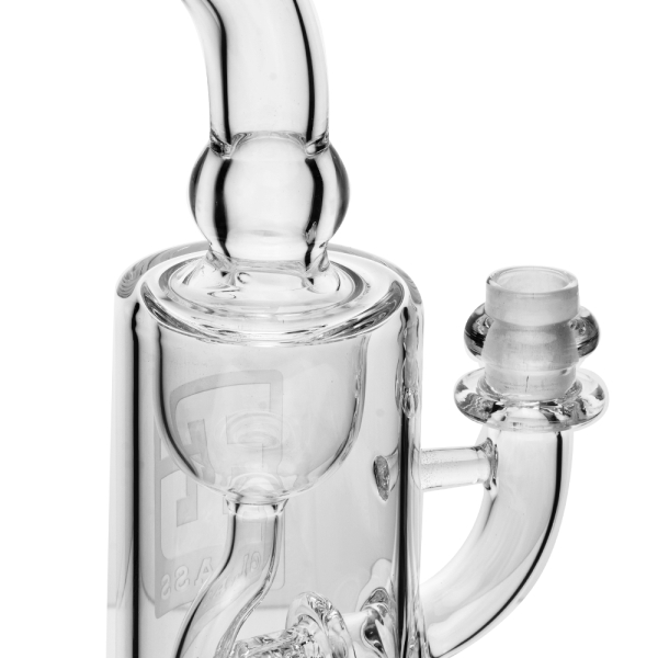 EG Glass 12 Inch Bent Neck Klein Oil Rig - Image 3