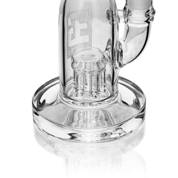 EG Glass 8 Inch Bent Neck Tree Perc Diffuser Dab Rig - Image 4