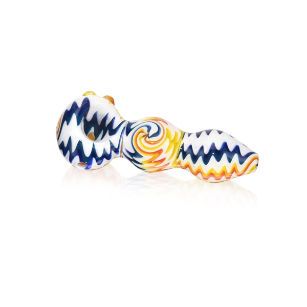 Contrasting Colors Wig Wag Hand Pipe - Image 6