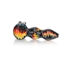 Contrasting Colors Wig Wag Hand Pipe - Image 2