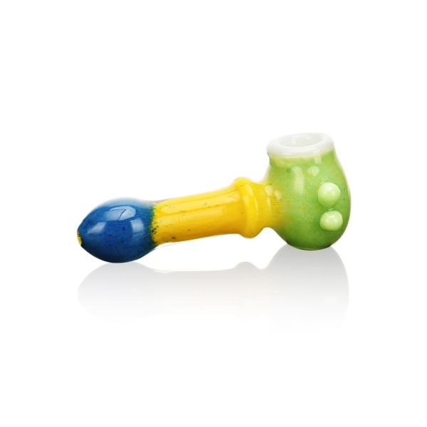 Vibrant Slime Style Glass Hand Pipe - Image 6