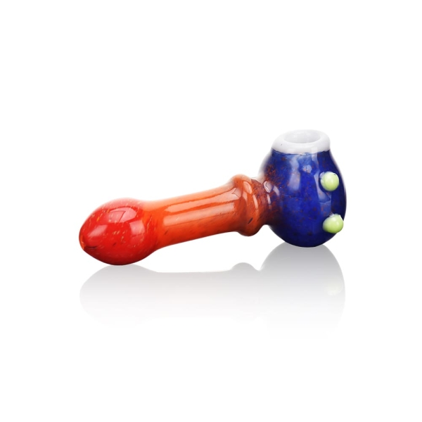 Vibrant Slime Style Glass Hand Pipe - Image 5
