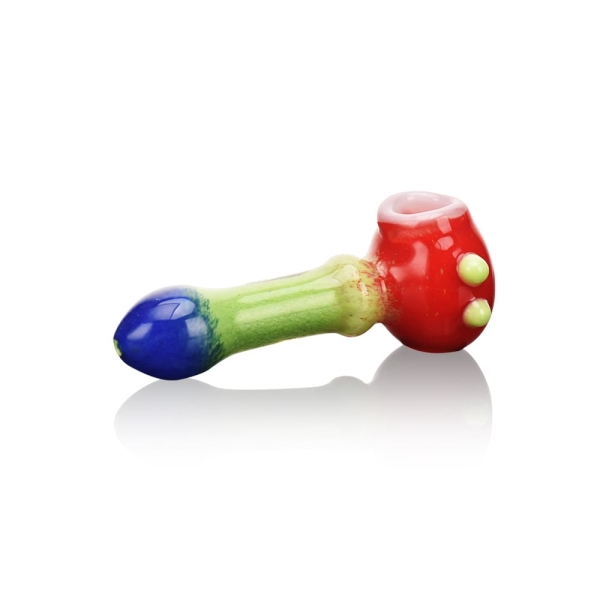 Vibrant Slime Style Glass Hand Pipe - Image 4