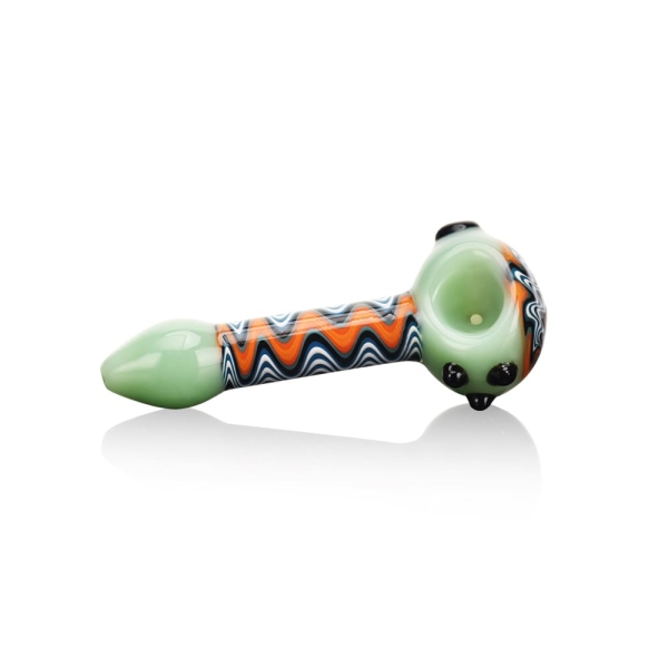 Colorful Handcrafted Wig Wag Hand Pipe - Image 4