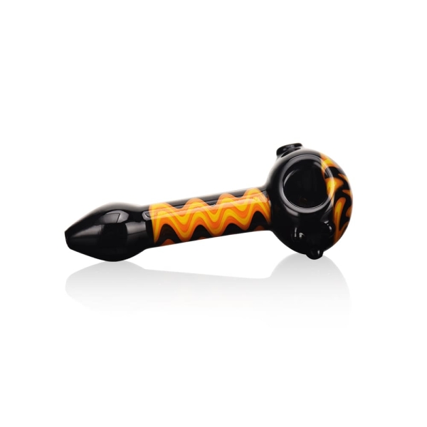 Colorful Handcrafted Wig Wag Hand Pipe - Image 3