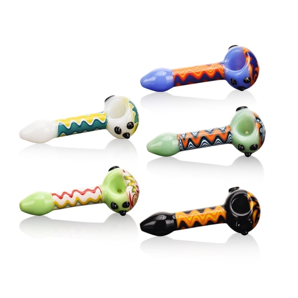 Colorful Handcrafted Wig Wag Hand Pipe